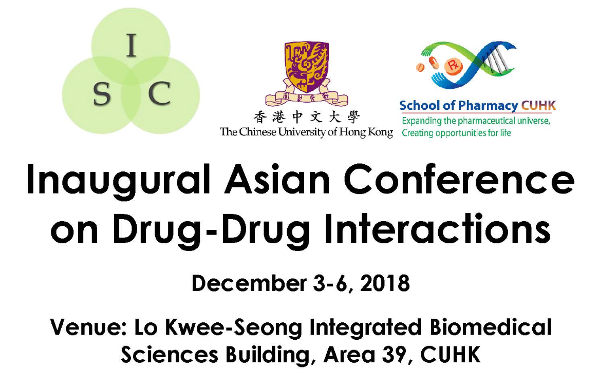 ADDI-2018:  Inaugural Asian International Conference on Drug-Drug Interactions @ Lo Kwee-Seong Integrated Biomedical Sciences Building, Area 39, CUHK